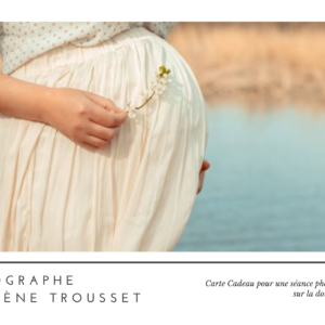 Carte cadeau - Shooting photos maternité - Ségolène Trousset